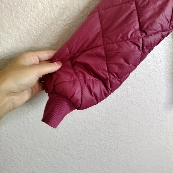 OFFLINE By Aerie Sherpa Lined Puffer Bomber Jacket Sz S - Picture 5 of 12